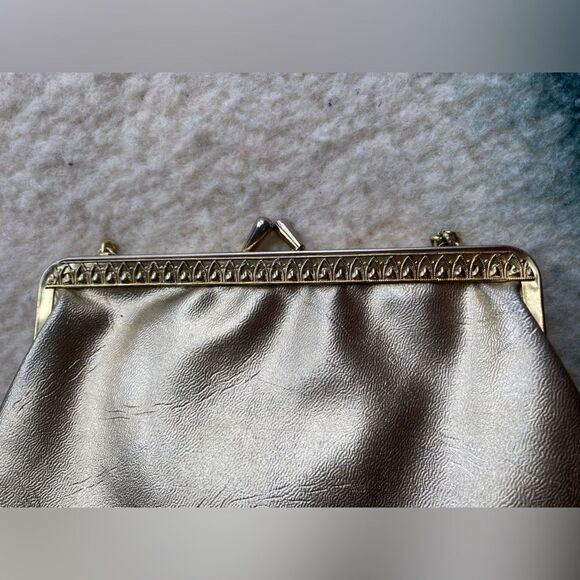 1980s/90s Silver Clutch Purse - Picture 5 of 6